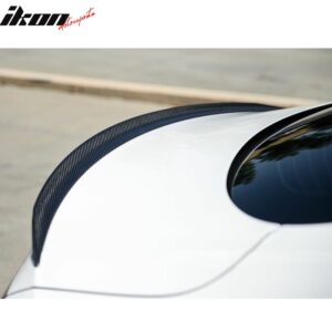 Fits 17-22 Benz W205 C Class AMG Style Carbon Fiber Trunk Spoiler - Image 5