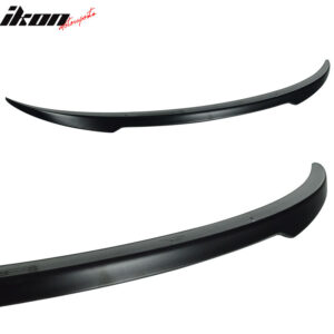 Fits 14-18 Benz C117 CLA Class Sedan V Style Rear Trunk Lid Spoiler Wing Lip ABS - Image 4
