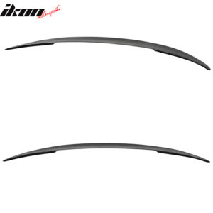 Fit 13-18 Benz CLA Class C117 W117 Sedan ADH Style Carbon Fiber CF Trunk Spoiler - Image 3