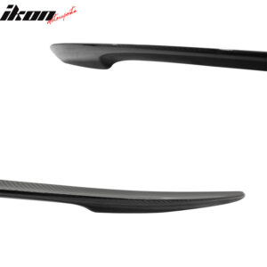 Fit 13-18 Benz CLA Class C117 W117 Sedan ADH Style Carbon Fiber CF Trunk Spoiler - Image 5