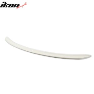 Fits 19-23 Benz C257 CLS-Class AMG Style White Rear Trunk Spoiler Lid Wing Lip - Image 3