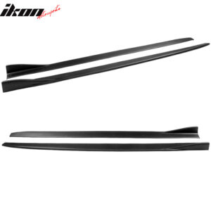 Fits 13-20 Lexus GS F Sport Side Skirts Panel Extension Matte Black Pair - PP - Image 3