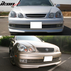 Fits 98-05 Lexus GS300 GS400 GS430 Sedan GR Style Front Bumper Lip Unpainted PU - Image 3