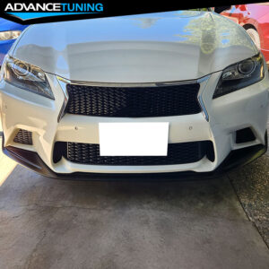 For 13-15 Lexus GS350 GS450h F Sport SK Style Front Bumper Lip Spoiler Unpainted - Image 4