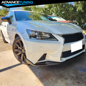 For 13-15 Lexus GS350 GS450h F Sport SK Style Front Bumper Lip Spoiler Unpainted - Image 5