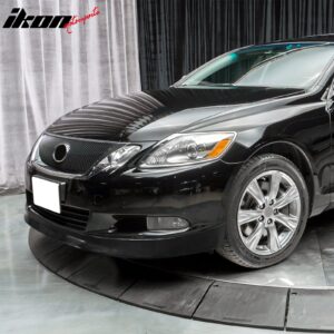 Fits 08-11 Lexus GS350 GS460 Sedan VTX Style Unpainted Front Bumper Lip - PU - Image 3