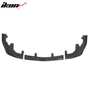 Fits 16-20 Lexus GS F Sport IKON Style 3PCS Front Bumper Lip Spoiler Gloss Black - Image 5
