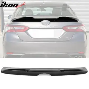 Fits 18-24 Toyota Camry TRD Style Matte Black Duckbill Rear Trunk Wing Spoiler - Image 6