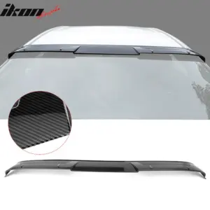 Fits 18-26 Toyota Camry IKON V2 Style Roof Spoiler ABS Carbon Fiber Hydro Dip - Image 6
