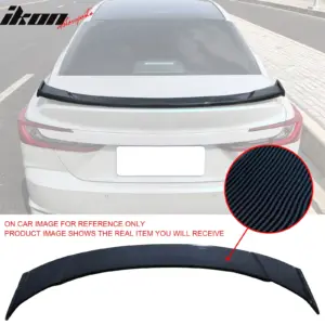 Fits 25-26 Toyota Camry XV80 9th GR Style Rear Trunk Spoiler Carbon Fiber Print - Image 6