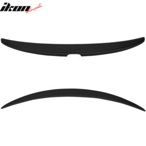 Fits 08-12 Honda Accord Sedan OE Style Rear Trunk Spoiler Wing Unpainted Black - Image 4