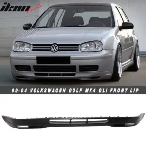 Fits 99-04 Volkswagen Golf MK4 GLI Style Front Bumper Lip Spoiler Unpainted PU - Image 6