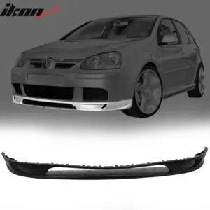 Fits 06-09 VW Volkswagen Golf 5 MK5 Rabbit Type-A Front Bumper Lip PU Splitter - Image 5