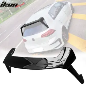 For 15-20 Volkswagen Golf 7 MK7 Rear Roof Spoiler GTI Style ABS Wing Gloss Black - Image 6