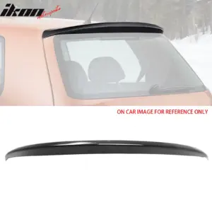 Fits 99-06 VW MK4 Golf ES Style Rear Roof Spoiler Lip Carbon Fiber Print ABS - Image 6