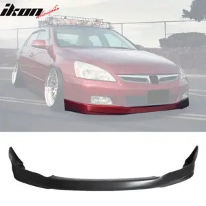 Fits 03-05 Honda Accord Sedan HFP style Front Bumper Lip Spoiler Unpainted PU - Image 6