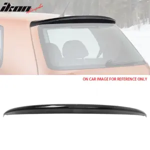 Fits 99-06 Volkswagen MK4 Golf ES Style Gloss Black Rear Roof Spoiler Lip ABS - Image 6