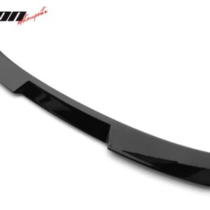 Fits 23-25 Honda Accord 11th Rear Roof Spoiler Top Window Gloss Black Visor ABS - Image 4
