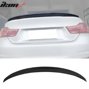 Fits 15-20 BMW F36 4 Series Gran Coupe V Style Trunk Spoiler Lip Carbon Fiber CF - Image 6
