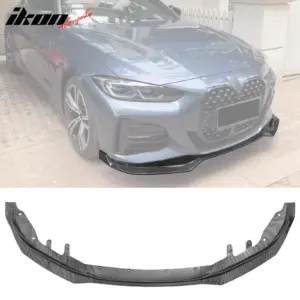 Fits 21-25 BMW G22 G23 4-Series M440i M Sport Front Lip Carbon Fiber Print - PP - Image 6