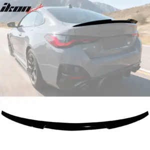 Fits 22-25 BMW G26 4-Series Gran Coupe & i4 M4 Style Trunk Spoiler Gloss Black - Image 6