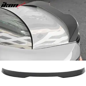 Fits 19-26 BMW G20 3-Series IKON Style Rear Trunk Spoiler Wing Lip Gloss Black - Image 6