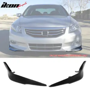 Fits 11-12 Honda Accord Sedan OE Style Front Bumper Lip Lower Splitters Guard PU - Image 6