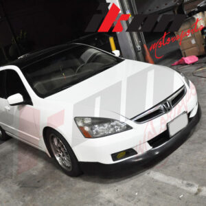 Fits 06-07 Honda Accord Sedan HFP Style Front Bumper Lip Spoiler Unpainted PU - Image 3