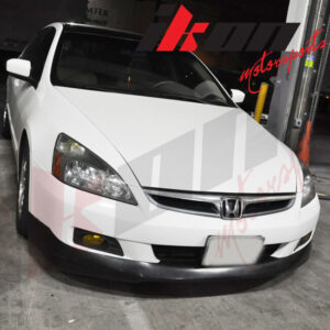 Fits 06-07 Honda Accord Sedan HFP Style Front Bumper Lip Spoiler Unpainted PU - Image 5