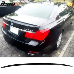 Fits 09-15 7-Series F01 F02 M3 Style Rear Trunk Spoiler Wing Lip Unpainted ABS - Image 6