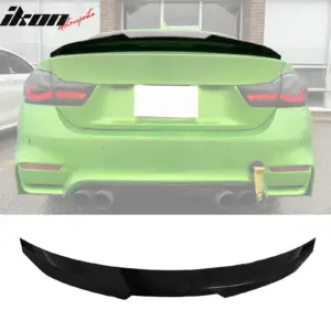 Fits 14-20 BMW F32 4-Series Coupe PSM Style Rear Trunk Spoiler Wing Gloss Black - Image 6