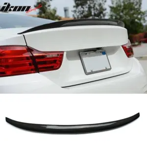 Fits 14-20 BMW 4-Series F32 Performance Style Rear Trunk Spoiler Carbon Fiber CF - Image 5