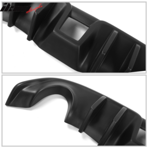 Fits 09-20 Nissan 370Z Rear Bumper Lip Diffuser Valance Vortex Shark 4 Fins - PP - Image 5