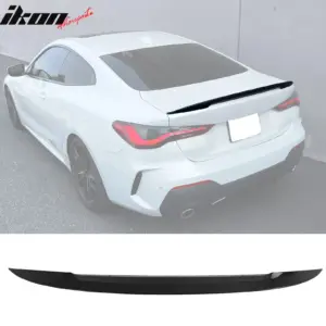 Fits 21-25 BMW G22 4-Series/G82 M4 Trunk Spoiler Performance Style #668 Black - Image 6