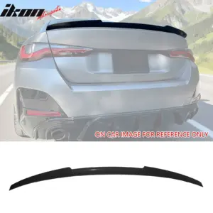 Fits 22-25 BMW G26 4-Series Gran Coupe & i4 M4 Trunk Spoiler Carbon Fiber Print - Image 6