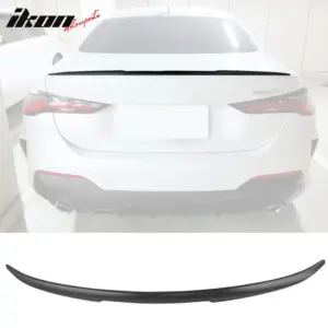 V Style Trunk Spoiler Fits 21-26 BMW G22 & G82 4 Series M4 Coupe ABS Unpainted - Image 6