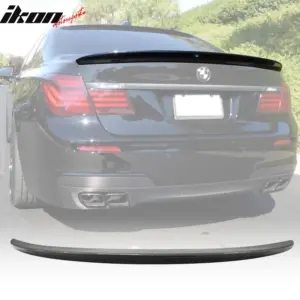 Fits 09-15 BMW F01 7-Series AC Style Carbon Fiber CF Rear Trunk Spoiler Wing Lip - Image 6