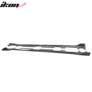 Fits 18-22 Honda Accord IKON Style 2PCS Side Skirts Extension Carbon Fiber Print - Image 3