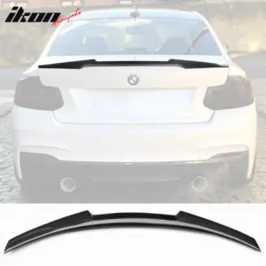 Fits 14-21 BMW 2-Series F22 M4 Style Carbon Fiber CF Rear Trunk Spoiler Wing Lip - Image 6