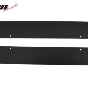 Fits 15-24 Mini Cooper F55 Hardtop 4Dr IKON Style Side Skirts Matte Black ABS - Image 3
