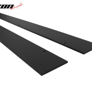Fits 15-24 Mini Cooper F55 Hardtop 4Dr IKON Style Side Skirts Matte Black ABS - Image 4
