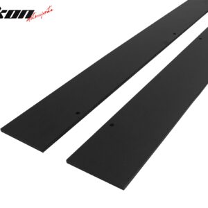 Fits 15-24 Mini Cooper F55 Hardtop 4Dr IKON Style Side Skirts Matte Black ABS - Image 5