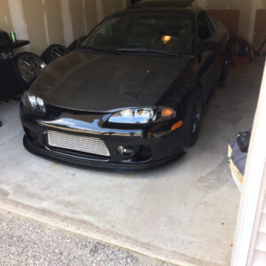 Fits 97-99 Mitsubishi Eclipse DS Style Aero One Front Bumper Lip Spoiler PU Kit - Image 5