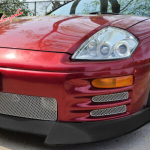 Fits 00-02 Mitsubishi Eclipse SS Style Front Bumper Lip Spoiler Unpainted PU - Image 3