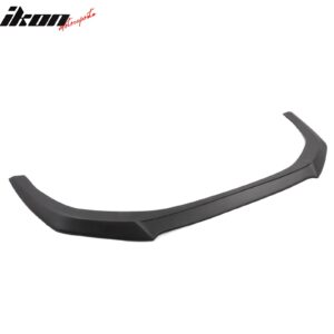 Fits 23-25 Honda Accord Sedan V3 Style Front Bumper Lip Spoiler Matte Black ABS - Image 4