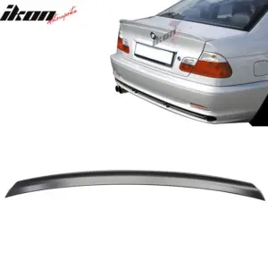 Fits 99-05 BMW E46 3-Series Sedan AC Style Rear Trunk Spoiler Wing ABS Unpainted - Image 5