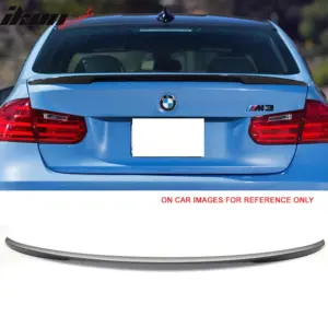 Fits 14-19 BMW 3-Series F80 Sedan Performance Style Trunk Spoiler Unpainted ABS - Image 5