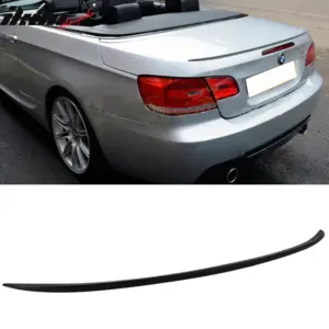 Fits 07-13 BMW 3-Series E93 Convertible M3 Style Rear Trunk Spoiler Unpainted - Image 6