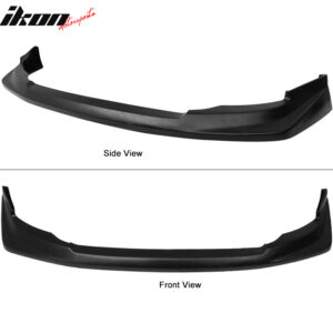 Fits 08-15 Mitsubishi Lancer Evolution 10 X Vortex Style Front Bumper Lip Kit PU - Image 3
