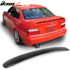 Fits 92-98 BMW 3 Series E36 Coupe 2Dr AC Style Rear Roof Window Spoiler Wing ABS - Image 6